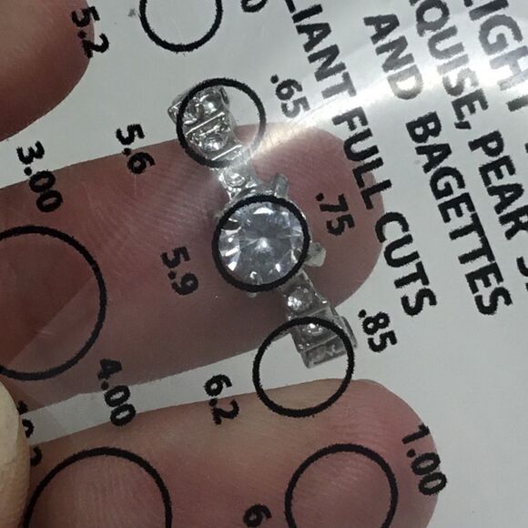 3/4 ct. CZ Bridal Engagement Ring (H15) - Picture 5 of 5